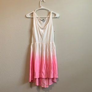 Pink and White sundress